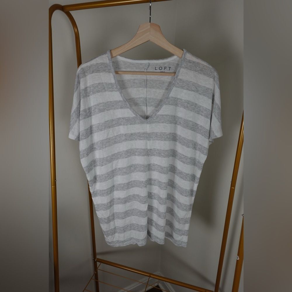 EUC Loft stripe tee